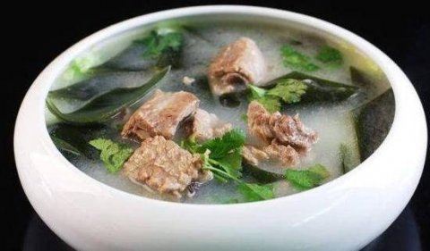海带排骨汤什么时候放海带3