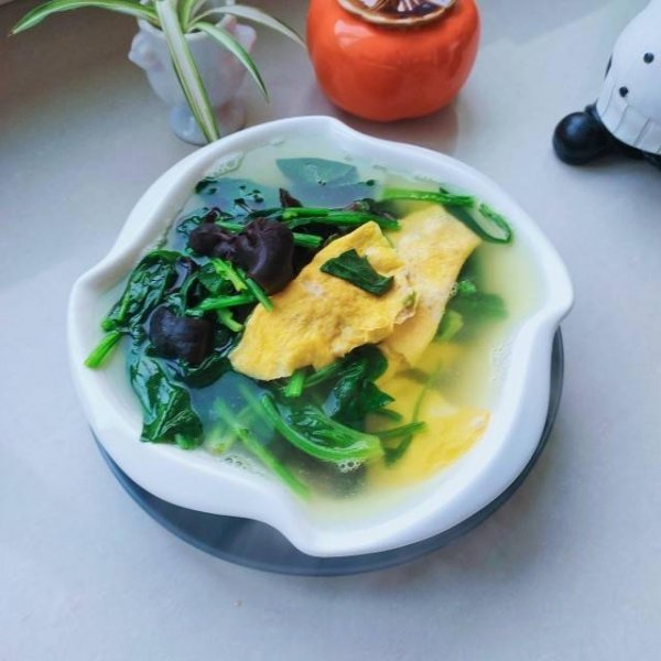 菠菜蛋饺汤怎么做好吃-菠菜蛋饺汤的做法10