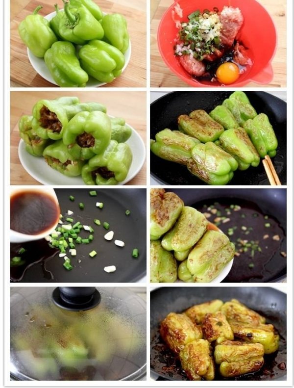 青椒酿肉用什么样的青椒-青椒酿肉做法2