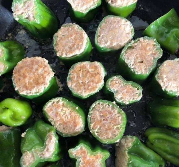 青椒酿肉介绍-青椒酿肉的做法窍门8