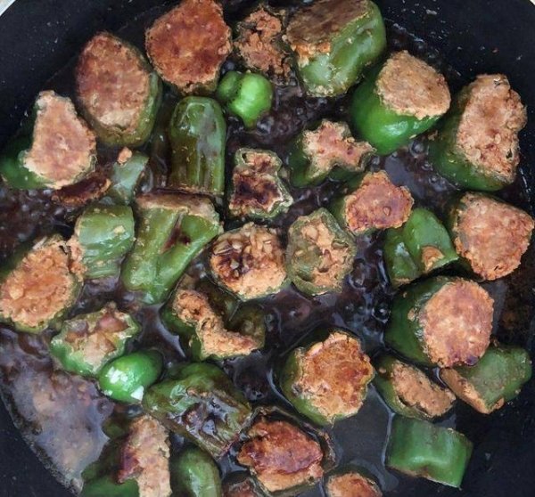 青椒酿肉介绍-青椒酿肉的做法窍门9