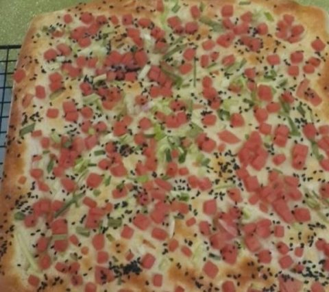 火腿卷怎么做-火腿鸡肉松面包卷的做法11