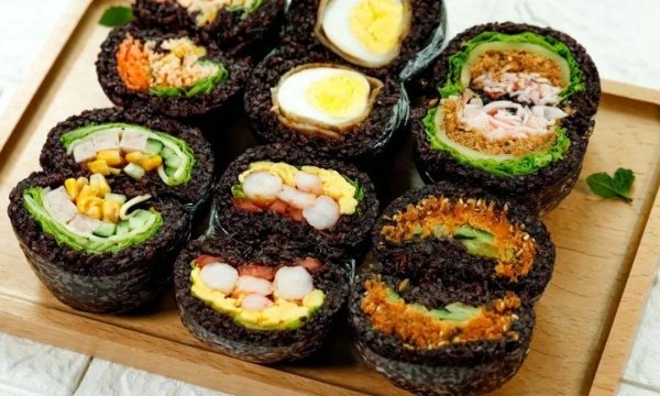 紫米饭团是用什么米做的-...