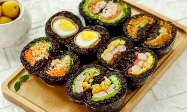 紫米饭团是用什么米做的-紫米饭团的做法和配方4