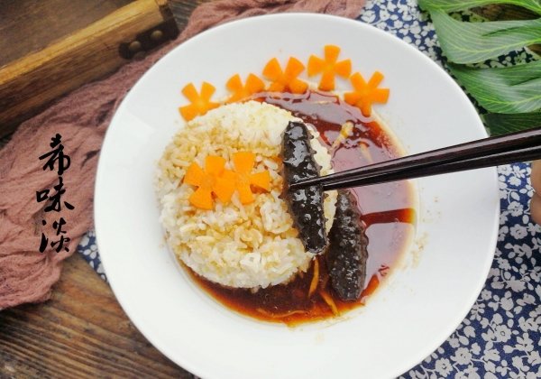 鲍汁海参捞饭怎么做-鲍汁海参捞饭的家常做法2