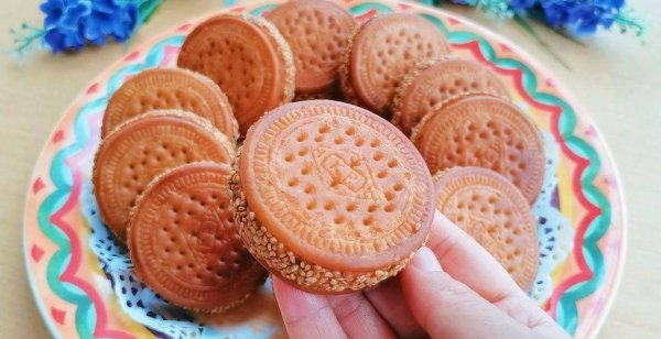 饼干南瓜饼怎么做又酥又脆-饼干南瓜饼的做法20