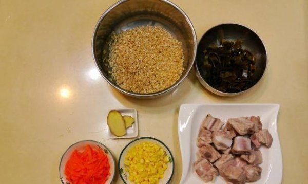 昆布排骨糙米粥-昆布排骨糙米粥的做法2