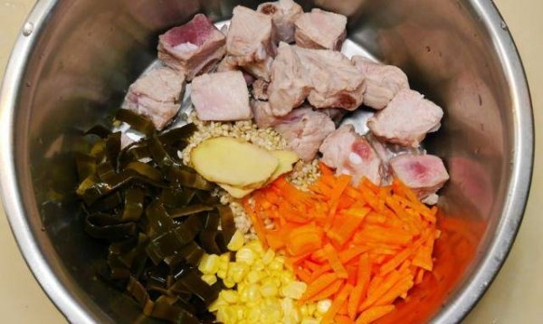 昆布排骨糙米粥-昆布排骨糙米粥的做法7
