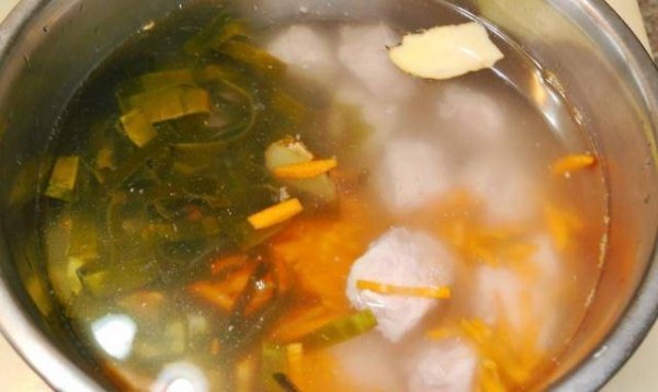 昆布排骨糙米粥-昆布排骨糙米粥的做法8