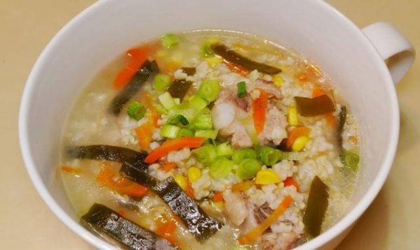 昆布排骨糙米粥-昆布排骨糙米粥的做法10