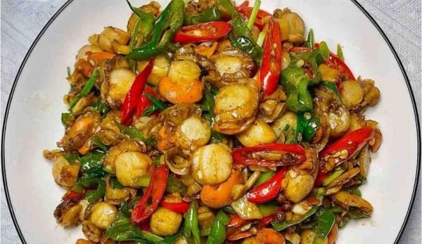 辣椒炒扇贝肉怎么做-辣椒...