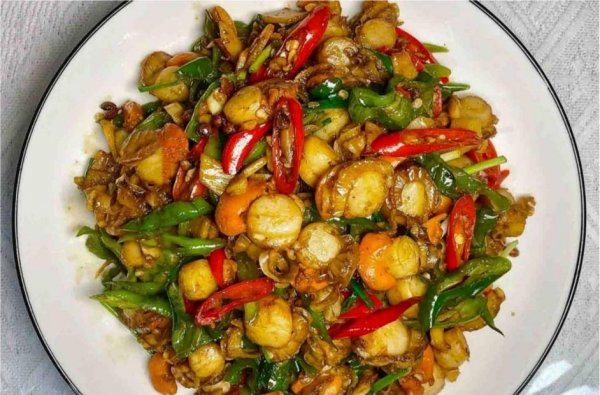 辣椒炒扇贝肉怎么做-辣椒炒扇贝肉的做法11