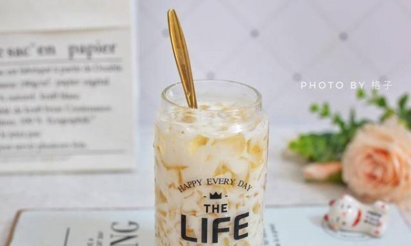 蜜桃乌龙茶冻撞奶可以放过夜吗-蜜桃乌龙茶冻撞奶制作7