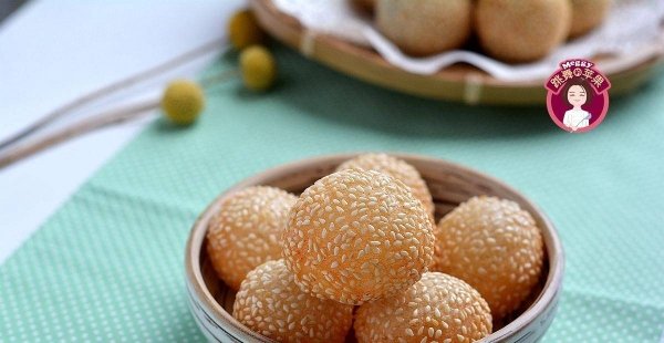 麻团怎么做不开裂-空心麻团的做法和配方15
