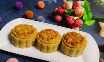 月饼里的麻薯怎么做-麻薯豆沙月饼的做法1