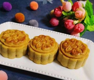 月饼里的麻薯怎么做-麻薯豆沙月饼的做法20