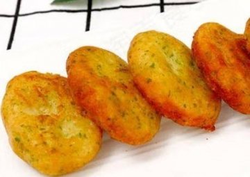 香煎虾饼配什么酱-香煎虾饼的做法1
