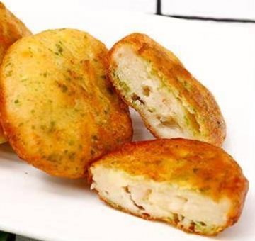 香煎虾饼配什么酱-香煎虾饼的做法4