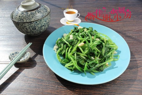 萝卜缨子怎么做好吃-蒜蓉...