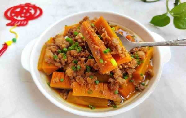 肉末蒸南瓜怎么做-肉末蒸南瓜的做法1