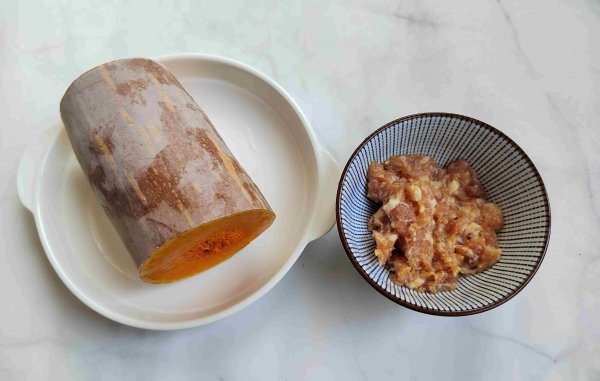 肉末蒸南瓜怎么做-肉末蒸南瓜的做法2