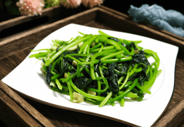 蒜香红薯叶怎么做好吃-蒜...