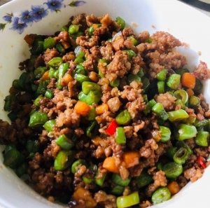 肉末豆角怎么炒好吃-肉末...
