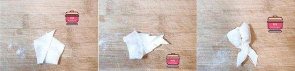 怎样包小金鱼馄饨-小金鱼馄饨的包法8