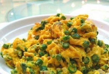 豆角炒鸡蛋怎么炒好吃-豆...
