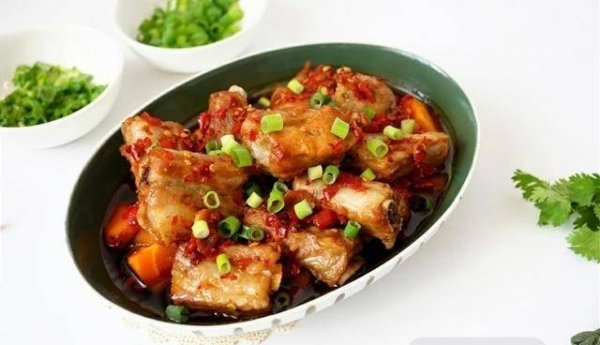 排骨蒸胡萝卜好不好吃-排...