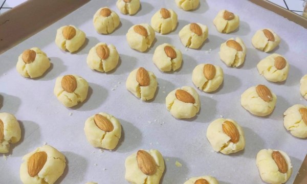 玛格丽特饼干怎么做最好吃-玛格丽特杏仁饼干的做法7