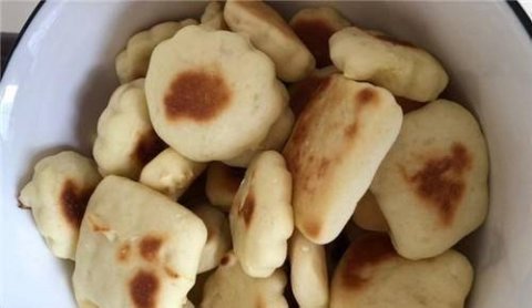 山药小饼用烤箱烤多久能熟-山药小饼的做法3
