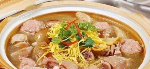 猪蹄鸡肉煲怎么做-猪蹄鸡肉煲的做法1
