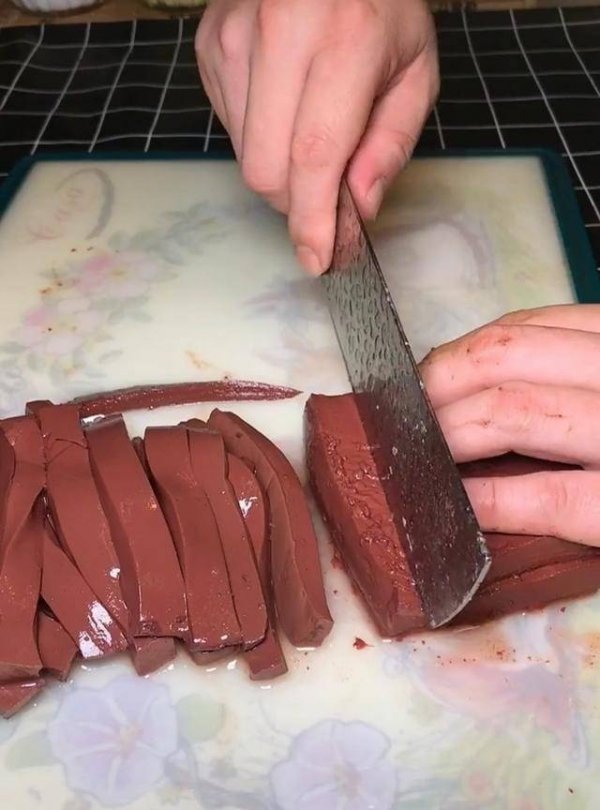 家常鸭血怎么烧-家常鸭血的做法1
