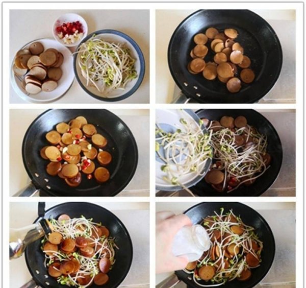 豆芽菜炒素鸡怎么做-豆芽菜炒素鸡的做法2