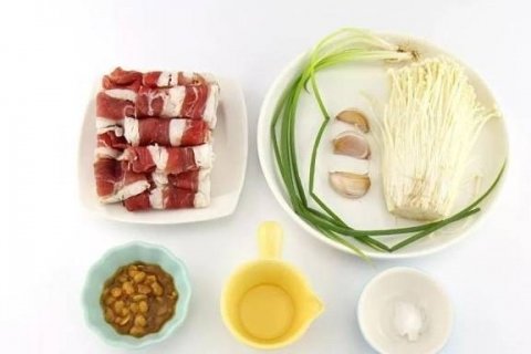 金针菇焖肥牛怎么做-金针菇焖肥牛的做法1