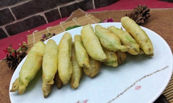 炸扁豆怎么做-酥扁豆的做法1