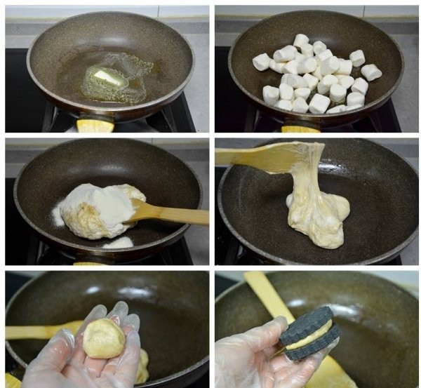 竹炭牛轧饼干好吃吗-竹炭牛轧饼干的做法7