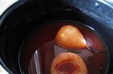 红酒煮梨的功效与作用-红酒煮梨的做法7