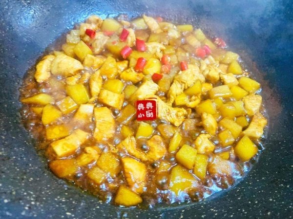 鸡丁炒土豆丁怎么做-鸡丁土豆丁的做法5