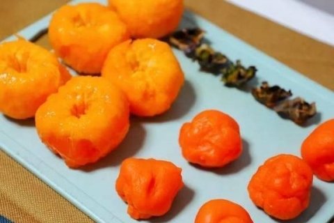 奶柿子是什么样子的-柿子大福做法4