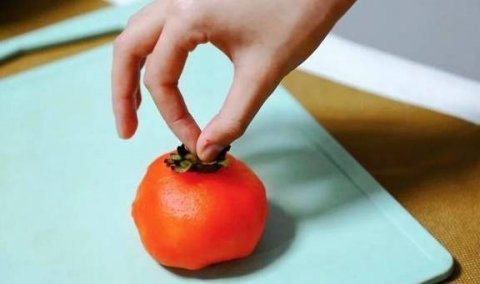 奶柿子是什么样子的-柿子大福做法8