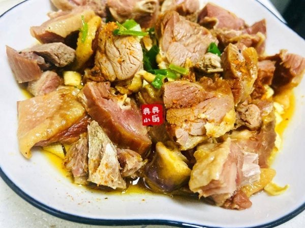咸鸭腿蒸千张-咸鸭腿蒸千张做法6