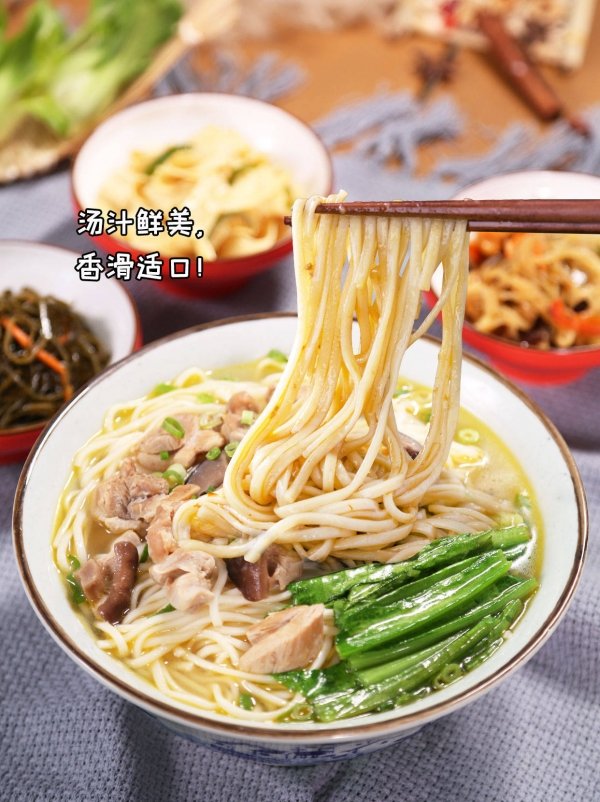 清汤鸡肉面怎么做好吃-清汤鸡肉面的做法2
