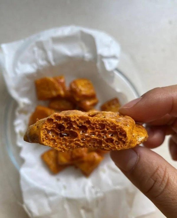 如何自制蜂窝糖-自制蜂窝糖的做法9