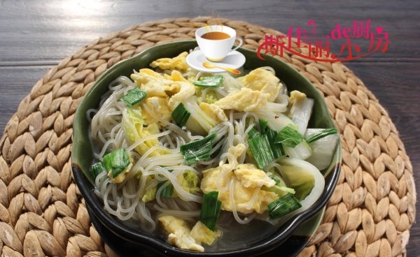 冬天娃娃菜怎么做好吃-粉丝鸡蛋娃娃菜做法3