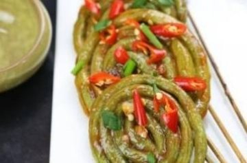 豆角的新做法-烤豆角的做法2