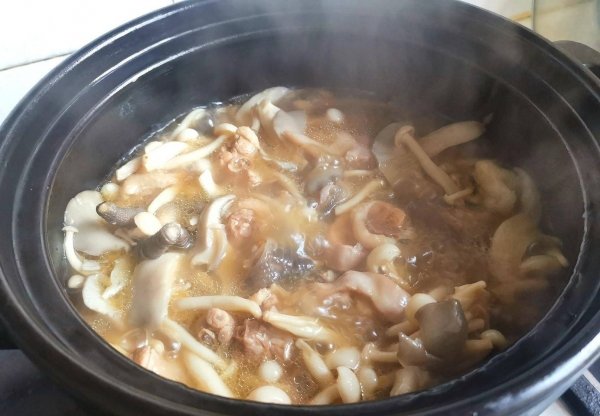 小鸡炖蘑菇用的什么蘑菇-小鸡炖蘑菇的家常做法9
