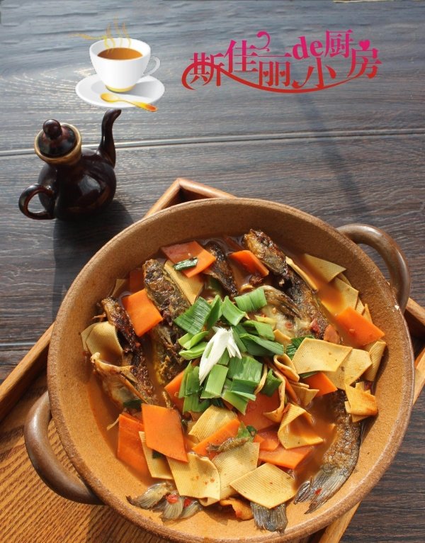 黄骨鱼炖千张怎么炖-黄骨鱼炖千张的做法4