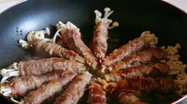 金针菇卷肥牛卷怎么做-金针菇肥牛卷的做法7